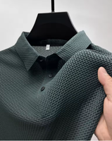 T-shirt d'été à col en V et manches courtes pour homme, 100 % coton molletonné, 180 grammes, confortable, sans coutures, décontracté et respirant, séchage rapide