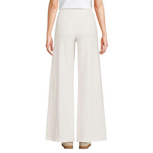 Pantalón Palazzo de Algodón Premium para Mujer sin Cierre en Stock de Fábrica Ropa Casual de Moda de Verano Diseño Plano al por Mayor a Granel de Bangladesh - Product Image 3