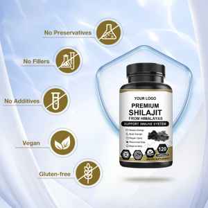 Capsules de Shilajit OEM/ODM 500mg, Shilajit Pur de l'Himalaya, 60 Capsules Riches en Acide Fulvique pour Améliorer l'Endurance, l'Énergie et la Puissance - Product Image 2