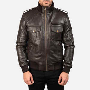 Chaquetas de Cuero para Hombre de Tallas Grandes de Alta Calidad, Transpirables, con Impresión de Logotipo Personalizado y Diferentes Colores, Chaqueta al por Mayor para Hombre - Product Image 6