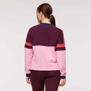 Sweat-shirt imprimé personnalisé pour femmes avec col rond en tissu éponge de coton décontracté long pour la saison d'hiver - Product Image 4