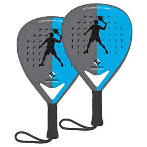 Raquette de paddle en fibre de carbone pleine, de qualité professionnelle, avec face en EVA souple, légère, durable, écologique et personnalisable - Product Image 5