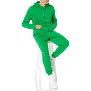 Streetwear de haute qualité hommes personnalisé fermeture éclair complète surdimensionné basiques solide mélangé organique 100% coton imprimé unisexe sweats à capuche unis - Product Image 4