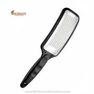 Râpe à pied avec manche en plastique noir de meilleure qualité lime profilée dissolvant de callosités outil de soin des pieds lisse - Product Image 1