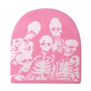 Bonnet d'hiver chaud en coton respirant unisexe Bonnet tricoté en jacquard Accessoires Bonnet personnalisé unisexe pour le ski d'extérieur - Product Image 4