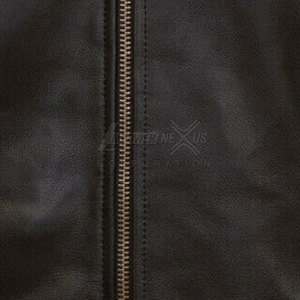 Nueva llegada de alta calidad de cuero hecho en moto hombres chaqueta baja MOQ cuero genuino hombres chaqueta de moto - Product Image 5