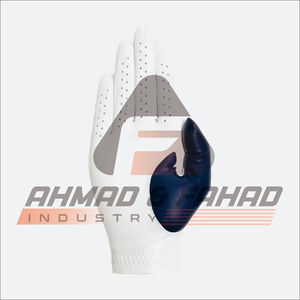 DM Guantes de golf de cuero genuino Triple Cabretta de alta calidad Protección UV transpirable Empuñaduras de mano derecha izquierda Hecho en Pakistán - Product Image 3