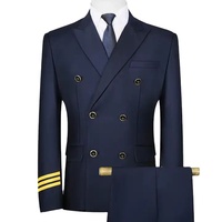 RABUSH SPORTS Uniformes de pilote et de stewardess unisexes personnalisés, style HIGH STREET, vente en gros, service OEM/ODM, uniformes d'avion personnalisés