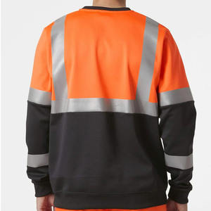 Sweat-shirt à capuche de sécurité de travail d'hiver de construction à haute visibilité respirant en polyester avec logo personnalisé - Product Image 4
