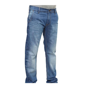Jeans en denim pour hommes de haute qualité et à prix abordable, coupe slim, bleu glacé, pantalon en denim élégant, pantalon en jean OEM - Product Image 5