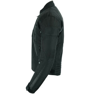 Chaqueta de moto Cardura de invierno para hombre, diseño protector de malla de poliéster/nailon transpirable, tamaño personalizable y logotipo - Product Image 3