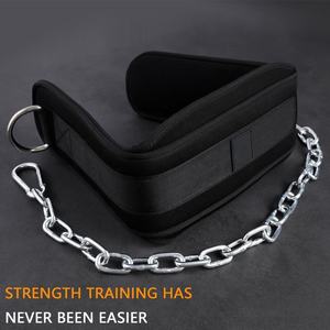 SFI Levantamiento de pesas Dip Belt Neopreno Back Gym Belt con cadena para Fitness Culturismo Pull up Entrenamiento de fuerza - Product Image 6