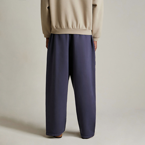 Men's & Women's Essential Heavyweight Wide-Leg Sweatpants -Relaxed Fit <b>Baggy</b> Cotton <b>Joggers</b> with Drawstring Waist & Side Pockets - Product Image 5