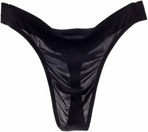 Tanga y tangas de seda de hielo suave para hombre con respiración libre sin costuras ropa interior para Hombre Ropa interior de Carnaval para hombre - Product Image 5