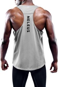 Débardeur d'entraînement de course à pied pour hommes Chemises athlétiques de gymnastique sans manches - Product Image 6