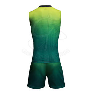 Uniforme de equipo de voleibol de alta calidad sin mangas para hombre de tendencia superior conjunto de voleibol de tamaño personalizado - Product Image 3