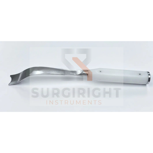 Elevador de Cuello Femoral Tipo Mueller Modificado 13 12, Acero, Manual, Mango de Delrin Blanco, por SurgiRight Instruments - Product Image 2