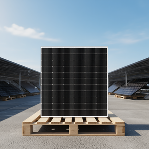 Panneau solaire monocristallin TES 285W - Noir, bifacial, demi-cellules, technologie PERC, emballage sur palette - Product Image 3