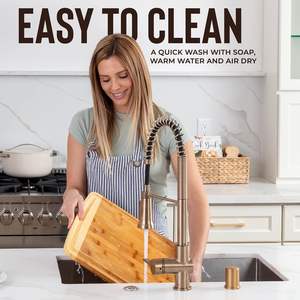 Tabla de cortar de madera recuperada de servicio pesado para cocinas comerciales para el accesorio de cocina más vendido - Product Image 6