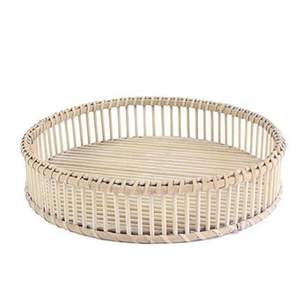 ถาดหวายทรงกลมถาดเสิร์ฟอาหารจากผู้ผลิตในอินเดีย - Product Image 5