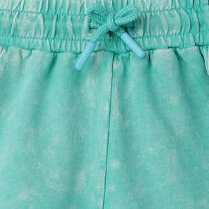 Short décontracté de grande taille pour hommes, délavé à l'acide, design personnalisé, taille élastique à l'avant, logo tissé, vente solide du fabricant OEM - Product Image 3