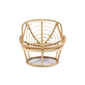 Chaise Papasan en rotin moderne et élégante avec rembourrage confortable pour la maison, l'appartement et la villa améliorent l'ambiance de l'hôtel dans le salon - Product Image 4