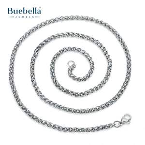 สร้อยคอผู้ชายแบบพรีเมี่ยมขนาด3มม. ทำจากเงิน925และชุบทอง14K - Product Image 2