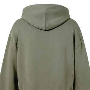 Sudadera con capucha personalizada con cremallera completa, 500 GSM, 100% algodón, gruesa para invierno, doble capa, con cremallera frontal completa - Product Image 3