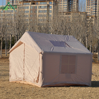 Tente de camping gonflable Litai Antour AT-7.5, 7,5 m², double couche, une chambre, imperméable, 4 saisons, tente de glamping, pompe manuelle, pour la famille