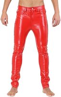 2025 Beste Qualität Echte schwarze Lederhose Modische Casual Stretch able Full Tight Sport bekleidung Mid Dark Canvas Großhandel