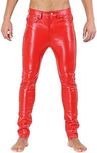 2025 pantalón de cuero negro genuino de la mejor calidad, ropa deportiva completa elástica informal a la moda, lona oscura media, venta al por mayor - Product Image 3