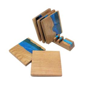 Table d'appoint en bois époxy de luxe Table basse en résine avec meubles de salon Table de mariage décoration tapis tampons nouveau stock - Product Image 2