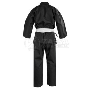Uniforme de karaté en coton de haute qualité avec logo personnalisé, respirant et léger pour hommes adultes, marque ZAFSA, service OEM - Product Image 2