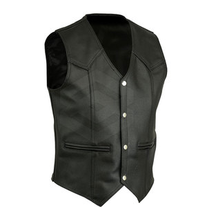 Chaleco de Cuero para Motociclista, Modelo 2026, Cuero Vacuno, Venta al Por Mayor - Product Image 2