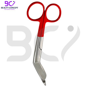 2025 tijeras de vendaje de anillo rojo Premium 1 Uds Lister vendaje tijeras de enfermera 5,5 instrumentos quirúrgicos médicos de acero inoxidable - Product Image 4