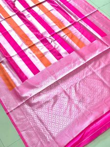 Banarasi-<span class=keywords><strong>saree</strong></span> de seda jacquard con blusa para mujer, ropa de fiesta para diario, de algodón suave, venta al por mayor, precio bajo - Product Image 6