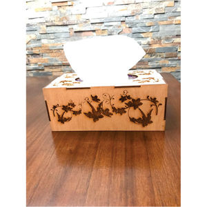 Wholesale Handcrafted Multifunctional <b>Tissue</b> Box Cover Holder <b>Facial</b> <b>Tissue</b> Dispenser Napkin Box Minimalist Modern Decor High - Product Image 2