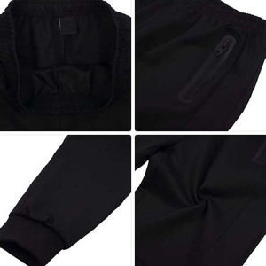 Ropa deportiva elegante para hombre de talla grande de invierno con logotipo personalizado, conjunto de chándal para correr con capucha de 2 piezas y bolsillo con cremallera, oferta informal - Product Image 4