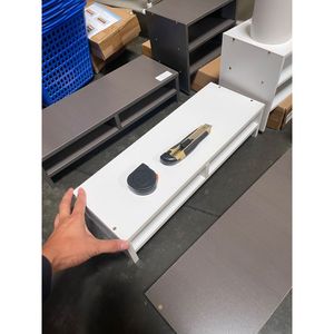 Sorvegliatore a 2 livelli con montante da 20 pollici Organizer Desktop con K per ufficio domestico MDF in materiale portatile - Product Image 3