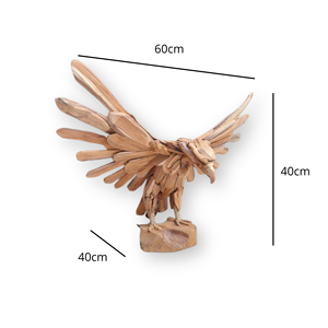 Mesa de Madera de Teca con Diseño Rústico Hecha a Mano, Representa la Libertad y la Elegancia de Indonesia - Product Image 2