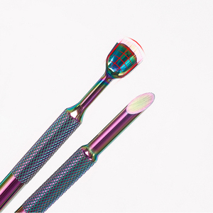 Manicure Stainless Steel <b>Nail</b> Pusher Double Headed <b>Nail</b> Polish <b>Remover</b> <b>Tools</b> <b>Nail</b> Cuticle Pusher - Product Image 3