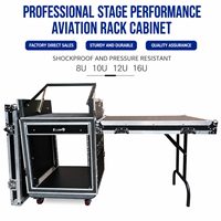Flight case 3U avec design antichoc et double porte pour amplificateurs, personnalisable OEM