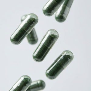 Cápsulas de Spirulina Orgânica 500mg Superalimento Puro Aumenta Energia Imunidade Desintoxicação Antioxidante Vegano Não-OGM - Product Image 1