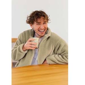 OEM personalizado al por mayor abrigo de invierno Casual hombres chaqueta de lana cuello alto grueso chaquetas de lana chaqueta de invierno - Product Image 5