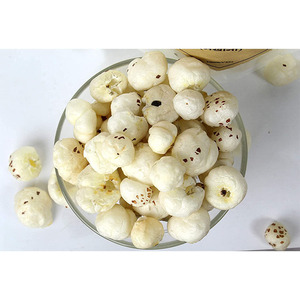 Vente en gros de graines de lotus naturelles de qualité A Phool Makhana 21-26mm 3 ans de durée de conservation en vrac pour aliments biologiques - Product Image 1