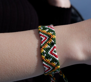 Friendship <b>Bracelet</b> or Anklet Chevron - Colorful - <b>String</b> - Trendy - *CUSTOMIZABLE* - Product Image 2