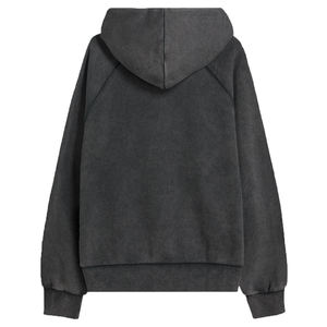 เสื้อฮู้ดดี้ผู้ชาย MOVETEXTILE Basics ผ้าคอตตอน 100% หนานุ่ม ทรงโอเวอร์ไซส์ สกรีนโลโก้ตามสั่ง ไซส์พลัส ปักโลโก้ - Product Image 5