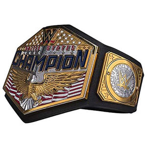 Meilleure vente de ceinture en cuir plaqué or lourd faite à la main ceinture de lutte de championnat du monde grande taille pour champion-ceinture en métal - Product Image 3