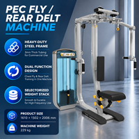 BN Pec Deck & Rear Delt Fly Machine, Appareil d'isolement pectoral et dorsal, Équipement de fitness pour studio de physiothérapie, Vente en gros