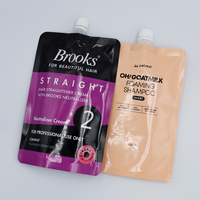 Pochettes souples holographiques personnalisées en aluminium avec bec verseur, imprimées numériquement, 100ml, 250ml, 600ml, pour eau, jus, thé, boissons de qualité alimentaire